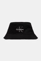 Шляпа из хлопка Calvin Klein Jeans аппликация чёрный LV04G5020G
