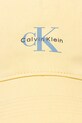 Calvin Klein Jeans șapcă de baseball din bumbac LV04G5032G galben SS25