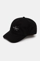 Bavlněná baseballová čepice Calvin Klein Jeans bavlna černá LV04G5032G