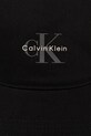 Бавовняна бейсболка Calvin Klein Jeans LV04G5032G чорний SS25