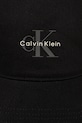 Bavlněná baseballová čepice Calvin Klein Jeans LV04G5032G černá SS25