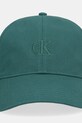 Calvin Klein Jeans czapka z daszkiem bawełniana LV04G5002G turkusowy AW25