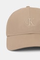 Calvin Klein καπέλο με γείσο ανδρικό βαμβακερό LV04G5002G μπεζ SS26