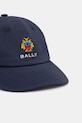 Bally șapcă de baseball din bumbac MHA028 bleumarin SS25