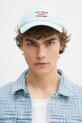 Bavlnená šiltovka Drôle de Monsieur La Casquette Slogan jednofarebný modrá G.CP151.CO138.LBE