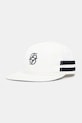 Drôle de Monsieur czapka z daszkiem bawełniana La Casquette D Miroir aplikacja biały G.CP169.CO138.WT