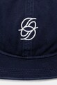 Bavlněná baseballová čepice Drôle de Monsieur La Casquette D Miroir G.CP169.CO138.DNY námořnická modř SS25