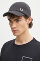 Памучна шапка с козирка Fred Perry HW6726.V56 черен SS25