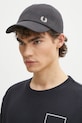 Fred Perry cotton baseball cap HW6726.V56 black SS25