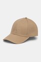 Hackett London czapka z daszkiem bawełniana aplikacja beżowy HM042652