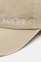 Bavlnená šiltovka Guess MERAK Z5GZ03.WO07T béžová SS25