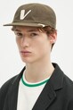 Visvim czapka z daszkiem wełniana Honus Cap wełna zielony 125103003011