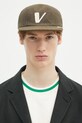 Visvim czapka z daszkiem wełniana Honus Cap 125103003011 zielony SS25