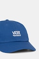 Βαμβακερό καπέλο του μπέιζμπολ Vans VN000HEA7WM1 μπλε SS25