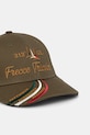 Βαμβακερό καπέλο του μπέιζμπολ Aeronautica Militare HA1205CT3299 πράσινο SS25