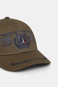 Βαμβακερό καπέλο του μπέιζμπολ Aeronautica Militare HA1206CT3299 πράσινο SS25