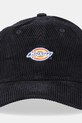 Вельветова кепка Dickies DK0A4ZAYBLK1 чорний SS25