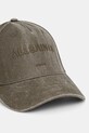 AllSaints șapcă de baseball din bumbac 29AS200865 verde SS25