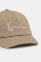 Karl Kani berretto da baseball in cotone 7030248 beige SS25