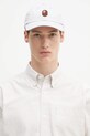 Βαμβακερό καπέλο του μπέιζμπολ A Bathing Ape One Point 1L30180001 γκρί SS25
