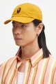 A Bathing Ape cotton baseball cap One Point 1L30180001 yellow SS25