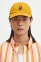 A Bathing Ape cotton baseball cap One Point applique yellow 1L30180001