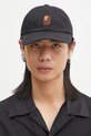 A Bathing Ape cotton baseball cap One Point cotton black 1L30180001