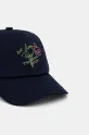 Шапка с козирка Drôle de Monsieur La Casquette Slogan Esquisse G.CP141.CO138.NY тъмносин SS25