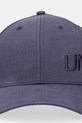 United Colors of Benetton czapka z daszkiem bawełniana 6NFPUA01C granatowy SS25