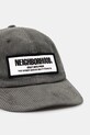NEIGHBORHOOD șapcă de baseball din bumbac Corduroy Dad Cap 242YGNH.HT04 verde SS25