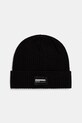 Шапка с примесью шерсти NEIGHBORHOOD Jp Beanie гладкий чёрный 242FUNH.HT01