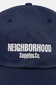 NEIGHBORHOOD czapka z daszkiem bawełniana Dad Cap-1 251YGNH.HT03 granatowy SS25
