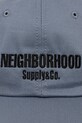 NEIGHBORHOOD czapka z daszkiem bawełniana Dad Cap-1 251YGNH.HT03 niebieski SS25