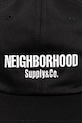 NEIGHBORHOOD czapka z daszkiem bawełniana Dad Cap-1 251YGNH.HT03 czarny SS25