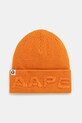 Шапка с примесью шерсти AAPE Main плотний оранжевый AAPHTM5291XXN