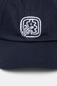 Bavlněná baseballová čepice Vilebrequin CAPSUN CSNA19I3 námořnická modř SS25