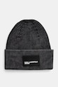Бавовняна шапка Karl Lagerfeld Jeans аплікація сірий A1W33113