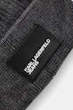Бавовняна шапка Karl Lagerfeld Jeans A1W33113 сірий SS25