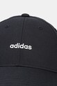 adidas czapka z daszkiem bawełniana Essentials IY7764 czarny SS25