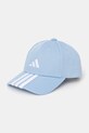 Кепка adidas BBALL 3S CAP NL аплікація блакитний JP0391