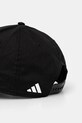 Akcesoria adidas czapka z daszkiem HOOPS CAP JE3775 czarny
