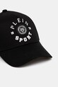 Бавовняна бейсболка PLEIN SPORT SAEA.UAC0643.STE003N чорний SS25