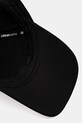 Βαμβακερό καπέλο του μπέιζμπολ PLEIN SPORT μαύρο SADA.UAC0498.STE003N
