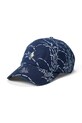 Βαμβακερό καπέλο του μπέιζμπολ Polo Ralph Lauren Sport Cap με μοτίβο μπλε 710958047