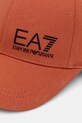 Бавовняна бейсболка EA7 Emporio Armani AF11989.7X000005 помаранчевий SS25