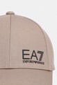 EA7 Emporio Armani berretto in cotone AF11989.7X000005 beige SS26