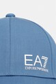 EA7 Emporio Armani Czapka z daszkiem bawełniana AF11989.7X000005 niebieski SS26