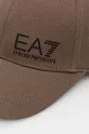 Bavlnená šiltovka EA7 Emporio Armani AF11989.7X000005 hnedá SS25