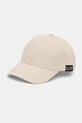 Памучна шапка с козирка EA7 Emporio Armani памук бежов AF11989.7X000047