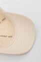 Памучна шапка с козирка EA7 Emporio Armani бежов AF11989.7X000047